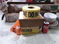 3 Big Rolls of Do Not Cross Caution Tape