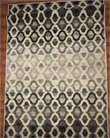 Gray and Brown Ombré Pattern Area Rug
