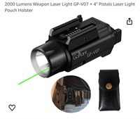 2000 Lumens Weapon Laser Light