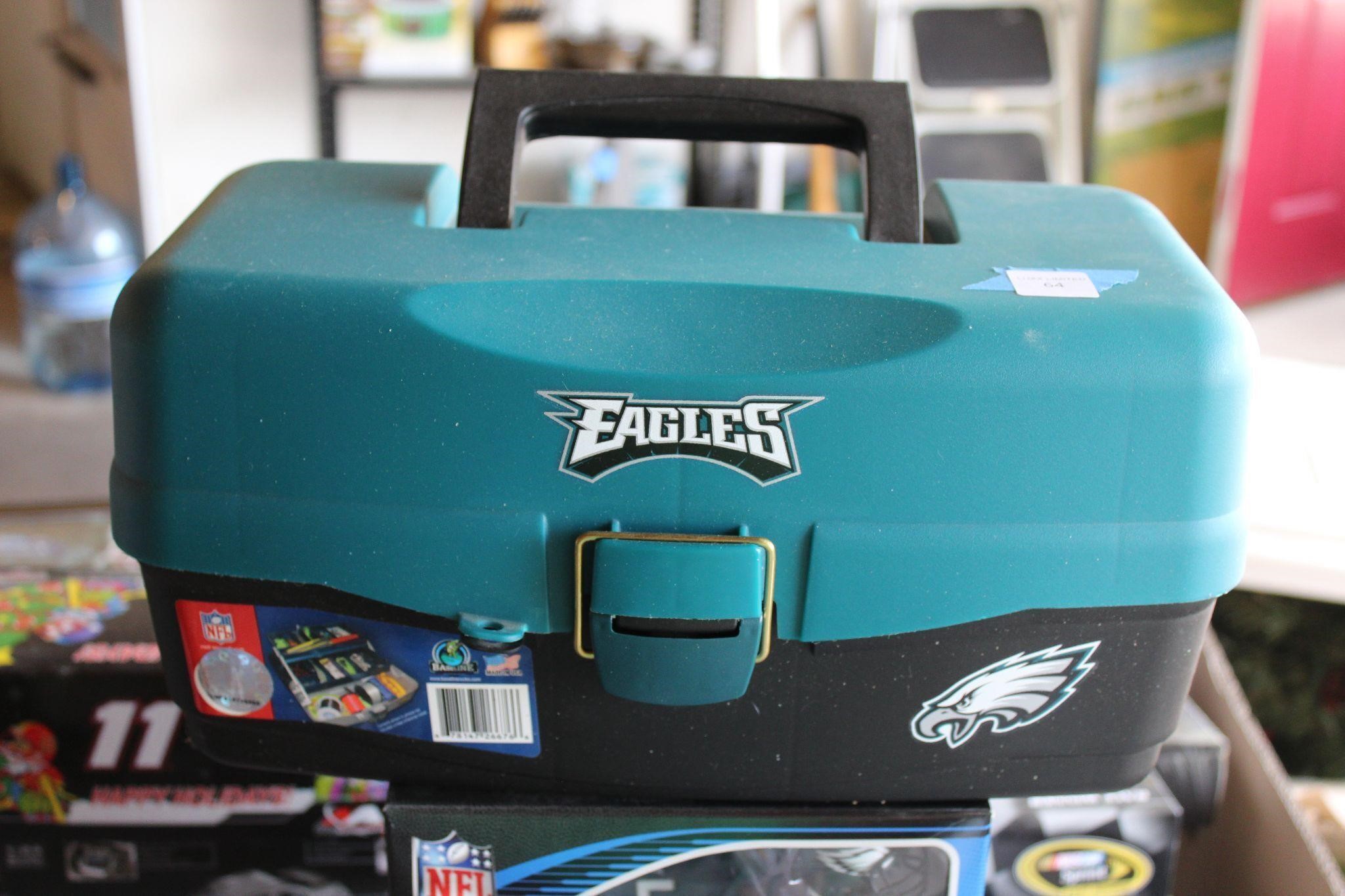 NFL Eagles toolbox (empty inside)