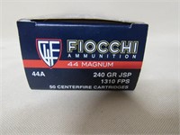 50 Rounds Fiocchi 44mag.