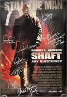 Shaft original 2000 cast signed movie poster