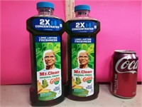 2 New 23oz Mr Clean x Gain Multisurface Cleaner
