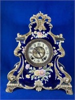 Antique Porcelain Mantle Clock