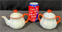 Czechoslovakia Teapot & Sugar Lusterware-Lot