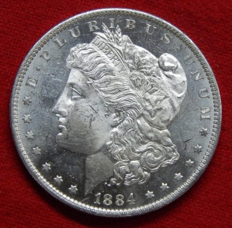 1884 O Morgan Silver Dollar - - Proof Like