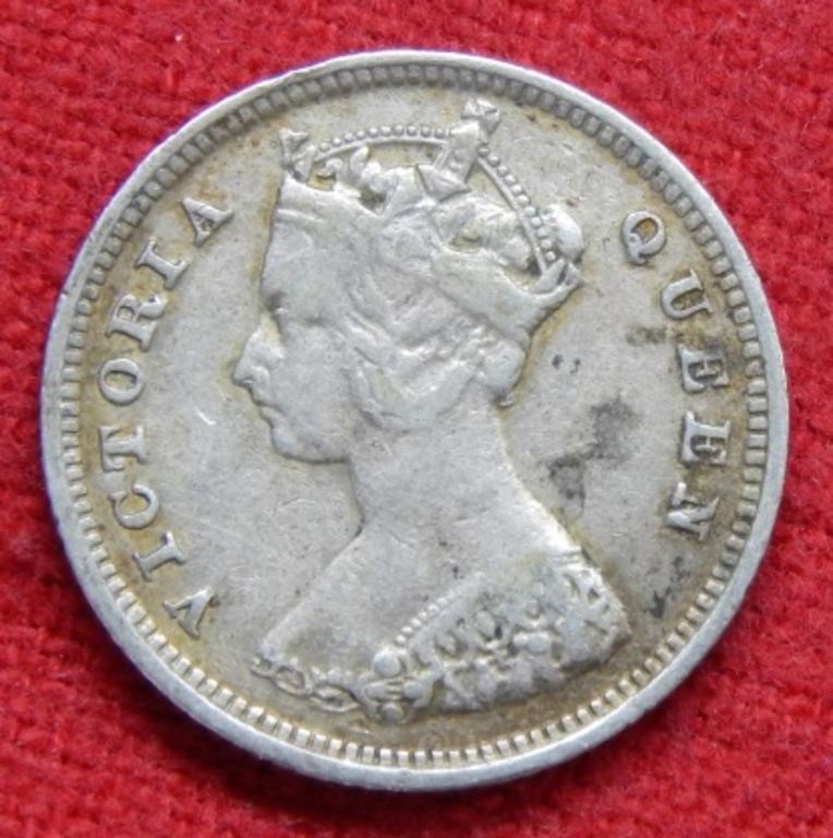 1895 Hong Kong Silver Dime
