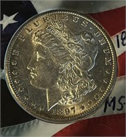 1897-S Morgan Silver Dollar MS68 Collectible COIN
