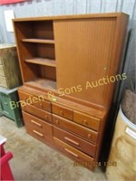 VINTAGE CHEST OF DRAWERS AND STORAGE CABINET