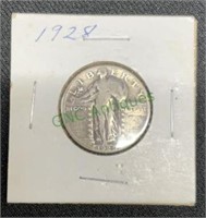 Coin - United States 1928 quarter dollar. 1338
