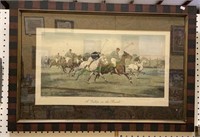 Beautiful prints of a polo match titled "a gallop