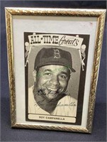 Roy Campanella autographed all-time greats
