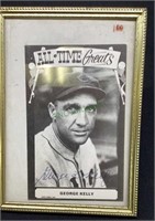 George Kelly autographed all-time greats
