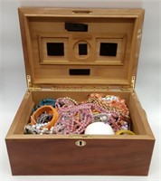 (FG) Wooden  Jewelry Boxes With Costume  Jewelry