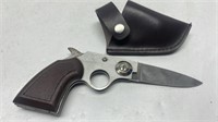 Pistol Grip Folding Knife with Case