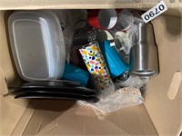 Box full of dishes