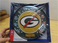 New Green Bay Packers NFL thermometer sign.