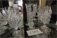 2 Vases and 2 Crystal Candleholders