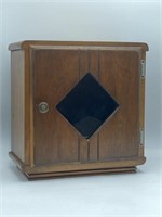 Art Deco Wood Apothecary Sterilizer Cabinet