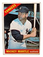 1966 Topps Baseball No 50 Mickey Mantle A