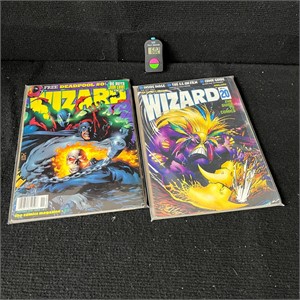 Wizard Magazine Early Issue lot
