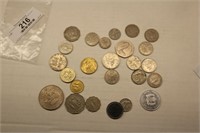 APRROX. 25 FOREIGN COINS
