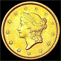 1851 Rare Gold Dollar CHOICE AU