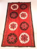 EMBROIDERED SUZANI WALL HANGING