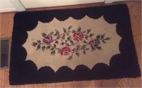 Vintage Floral Rug Mat