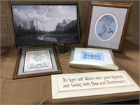 Petrified wood, Wall prints and Plaque