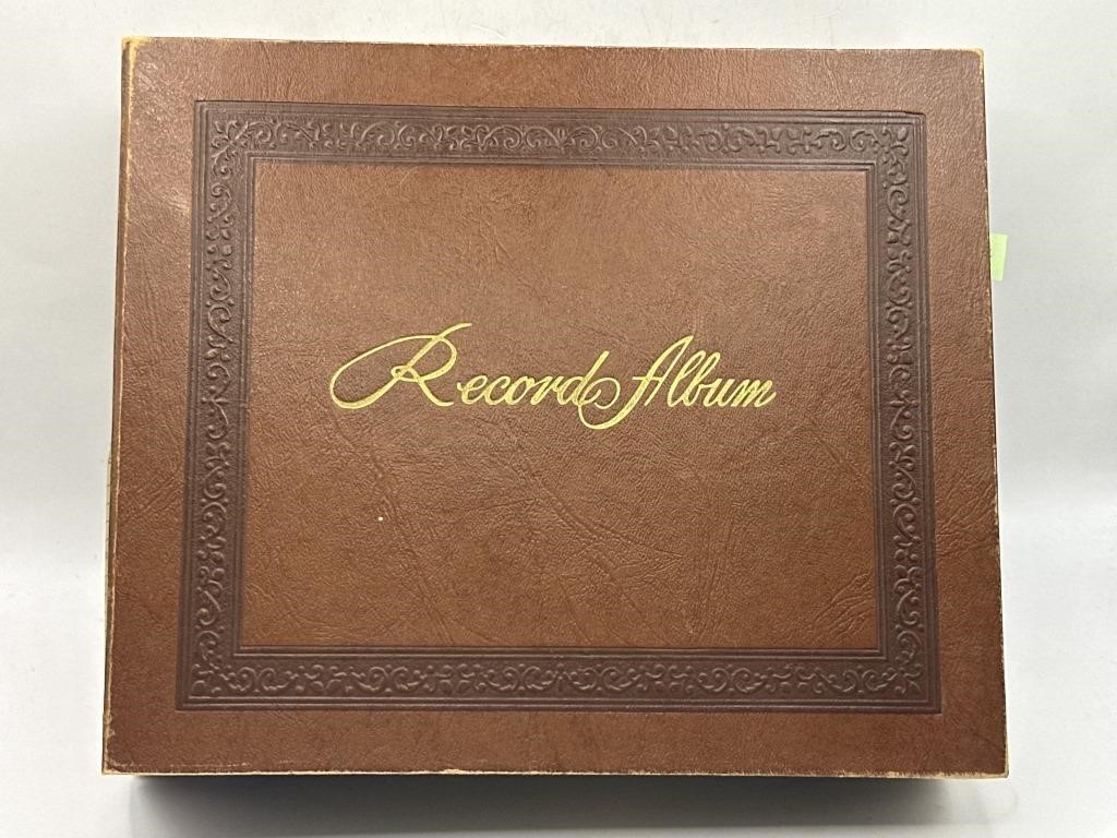 Record Album Containing (24) Assorted 45 Records