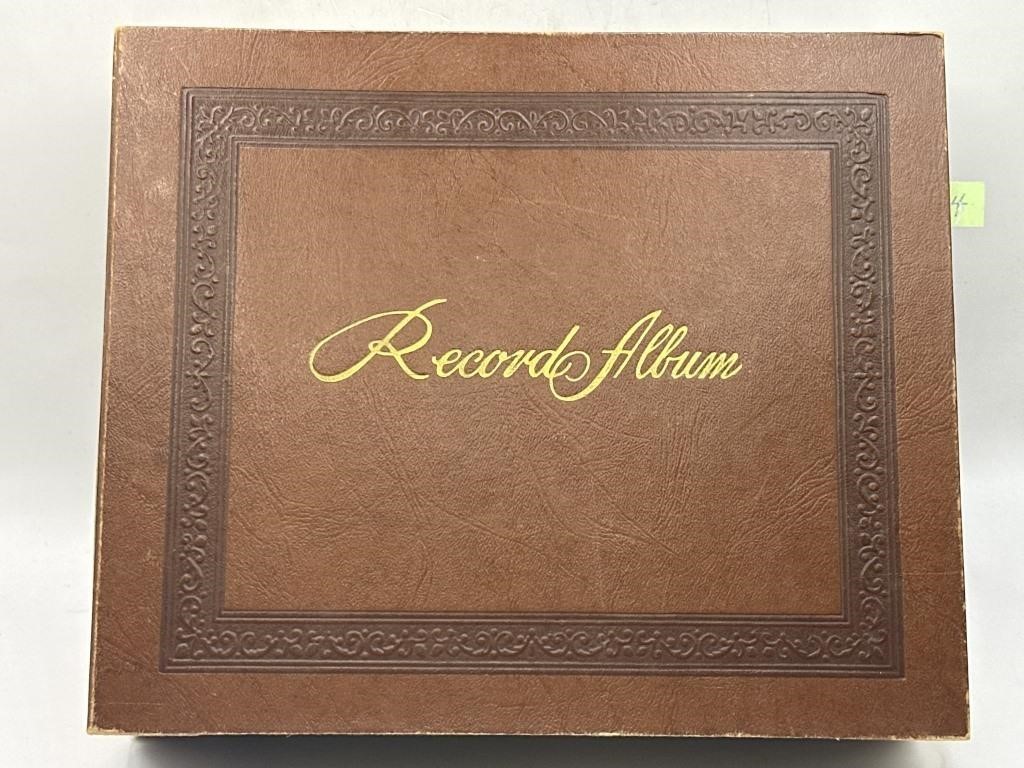 Record Album Containing (24) Assorted 45 Records