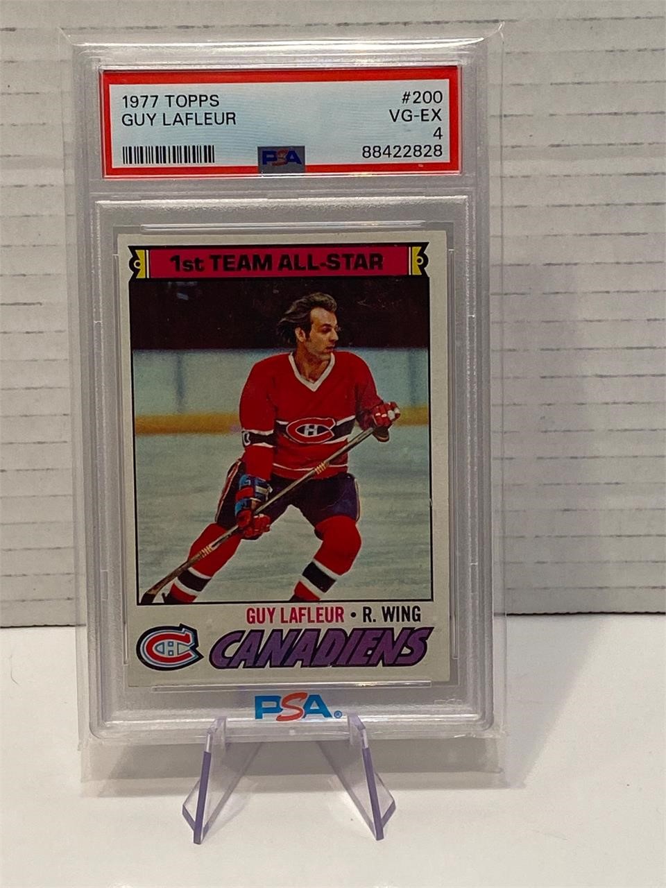 Guy Lafleur 1977 All-Star Graded Card