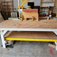 Wood Work Bench Vise and Rollers