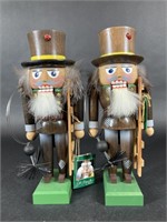 Set of Two Em Menck Chimney Sweeper Nutcrackers