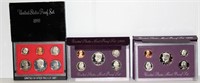 3 US Mint Proof Sets 1980, 1989, 1990