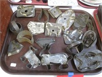 Tray of Assorted Vintage Cookie Cutters.