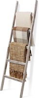 5ft Rustic Ladder - White Wash  Easy Assembly