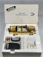 DANBURY MINT 24KT GOLD 1955 CHEVY BEL AIR W/ STAND
