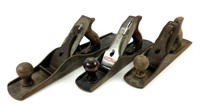 (3) Vintage Stanley Wood Planes