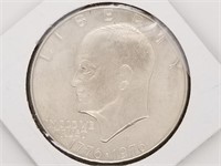 1976 S Bicentennial silver clad variety I silver d