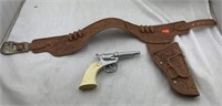 Toy Revolver With Belt And Holster