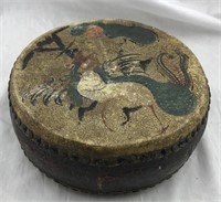 Vintage Painted Drum