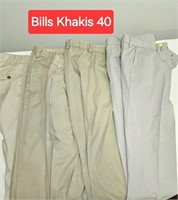 5 Bills Khakis Dress Pants 40