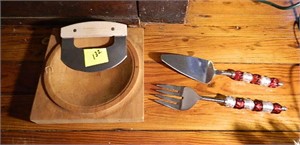 Chopping Bowl - Knife - Cake Serving Utensils
