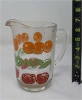 Vintage Glass Juice Pitcher