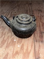 Vintage Cast Iron Tea Kettle
