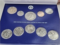 2020 US Mint UNC Coin Set  Philadelphia