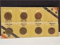 1982 Copper & Zinc Pennies