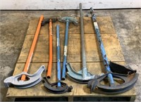 (6) Assorted Manual Conduit Benders